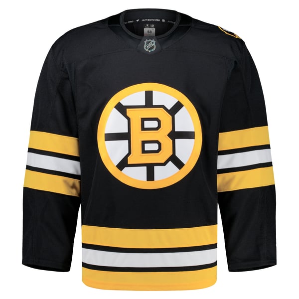 Men's Boston Bruins  Fanatics Black Home Authentic Pro Jersey