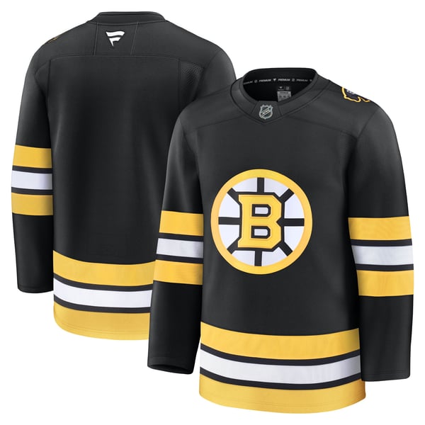 Men's Boston Bruins  Fanatics Black Home Premium Jersey