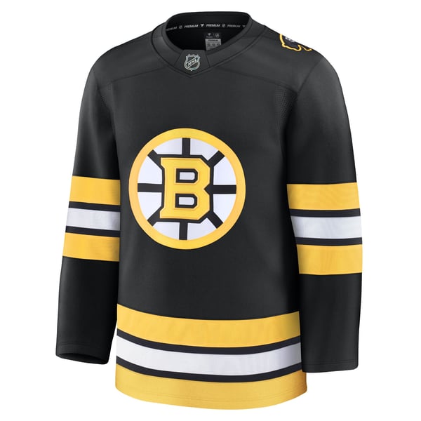 Men's Boston Bruins  Fanatics Black Home Premium Jersey
