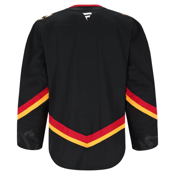 Men's Calgary Flames Fanatics Black Alternate Authentic Pro Jersey - Image 4