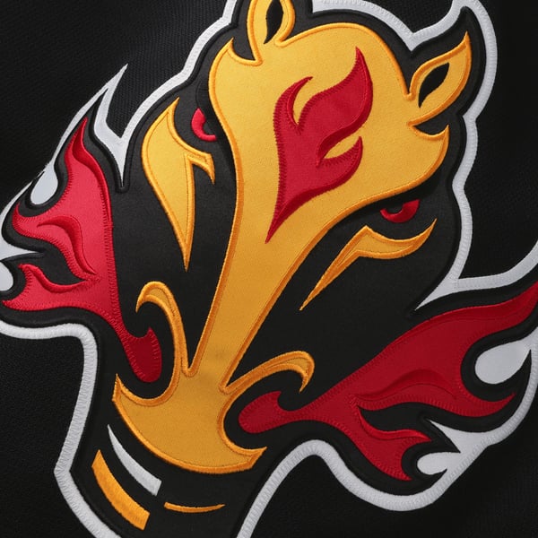Men's Calgary Flames Fanatics Black Alternate Authentic Pro Jersey - Image 6