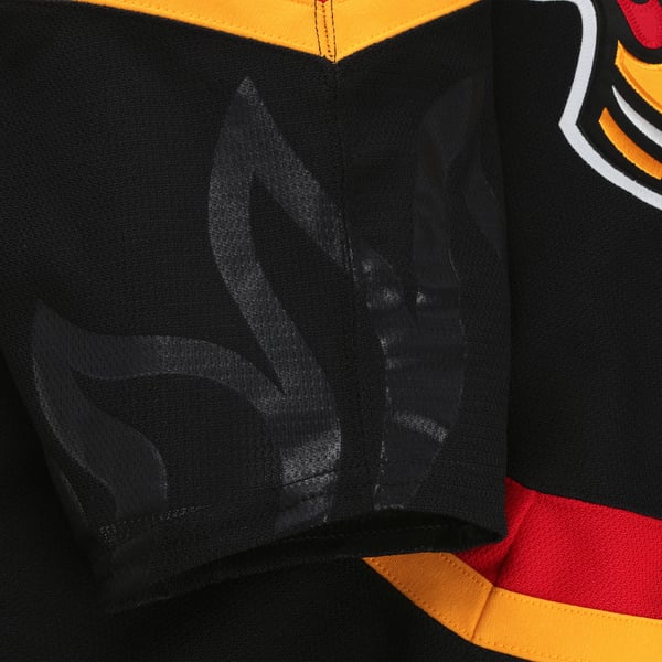 Men's Calgary Flames Fanatics Black Alternate Authentic Pro Jersey - Image 8