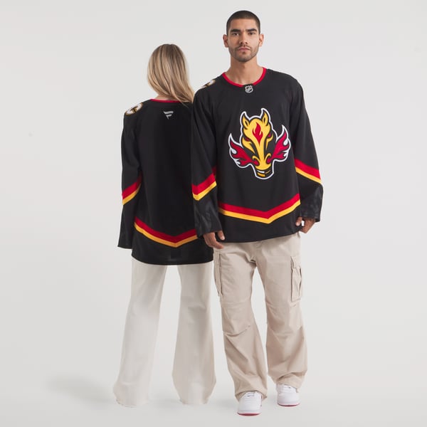 Men's Calgary Flames Fanatics Black Alternate Premium Jersey - Image 8