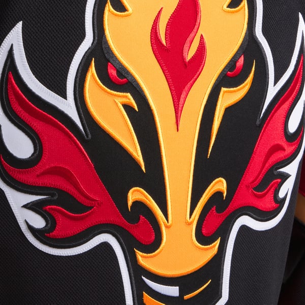 Men's Calgary Flames Fanatics Black Alternate Premium Jersey - Image 9