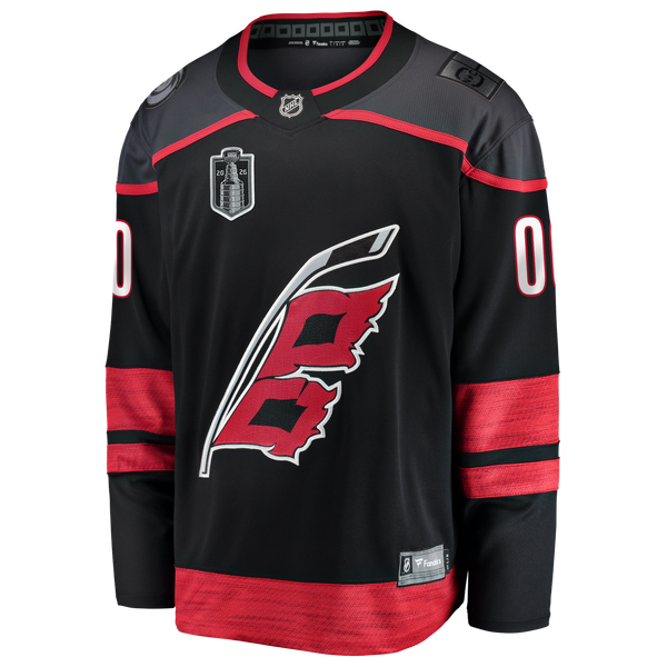 Men's Carolina Hurricanes Fanatics Black 2026 Stanley Cup Final Home Breakaway Custom Jersey - Image 3