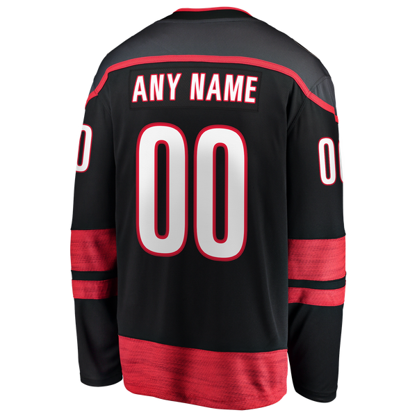 Men's Carolina Hurricanes Fanatics Black 2026 Stanley Cup Final Home Breakaway Custom Jersey - Image 4