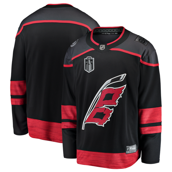 Men's Carolina Hurricanes Fanatics Black 2026 Stanley Cup Final Home Breakaway Jersey - Image 1