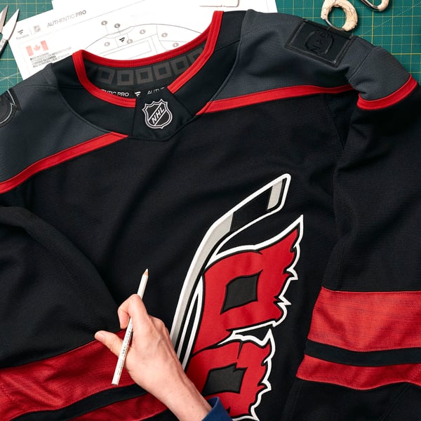 Men's Carolina Hurricanes Fanatics Black Home Authentic Pro Jersey - Image 7