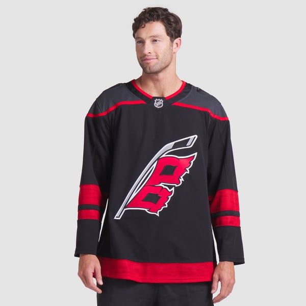 Men's Carolina Hurricanes Fanatics Black Home Premium Jersey - Image 5