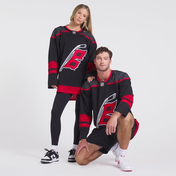 Men's Carolina Hurricanes Fanatics Black Home Premium Jersey - Image 8