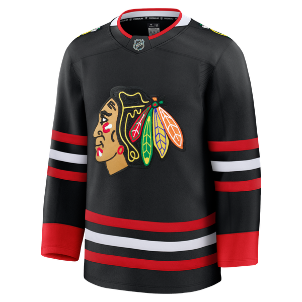 Men's Chicago Blackhawks  Fanatics Black Alternate Premium Jersey - Image 3