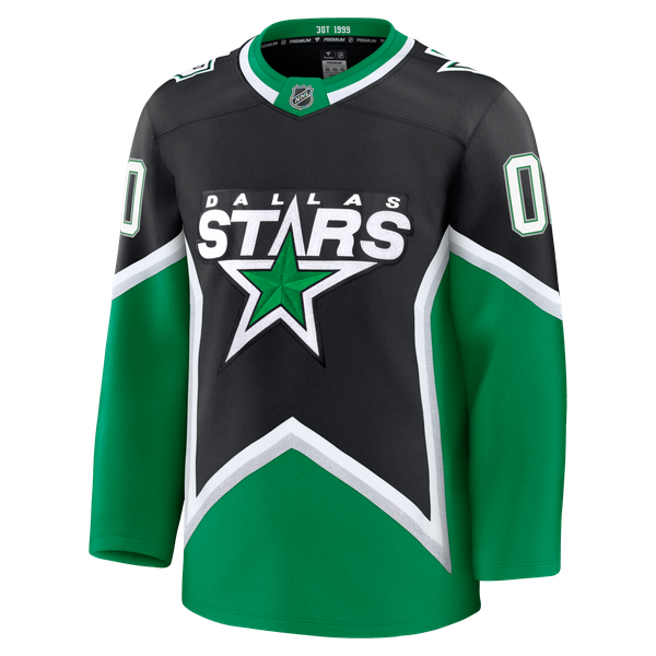 Men's Dallas Stars  Fanatics Black Alternate Premium Custom Jersey - Image 3