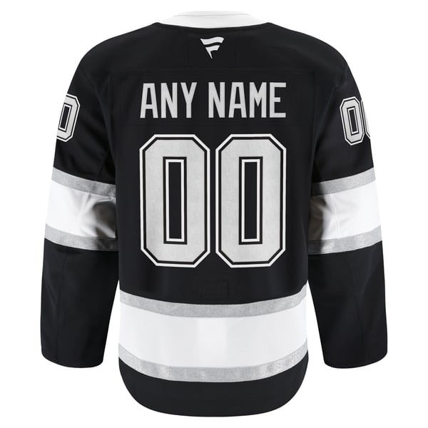 Men's Los Angeles Kings Fanatics Black Home Authentic Pro Custom Jersey - Image 4