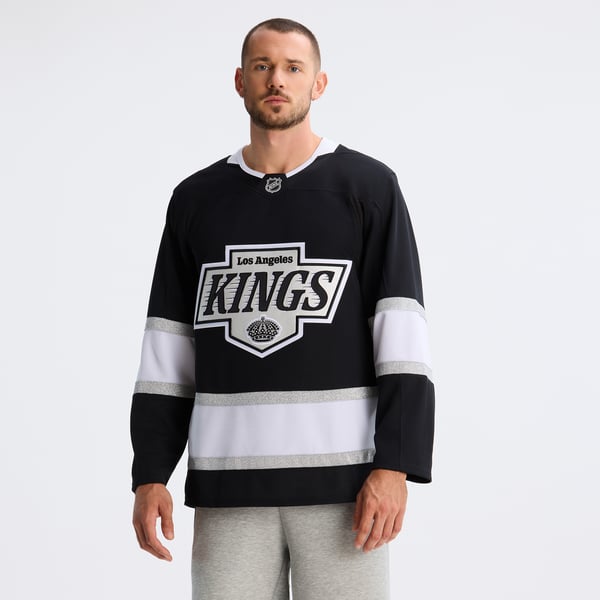 Men's Los Angeles Kings Fanatics Black Home Authentic Pro Jersey - Image 5