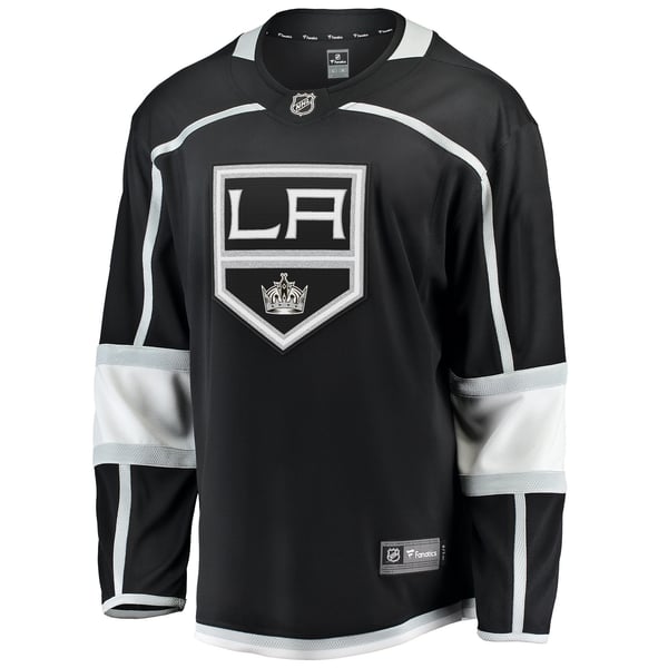 Men's Los Angeles Kings Fanatics Black Home Breakaway Jersey - Image 3
