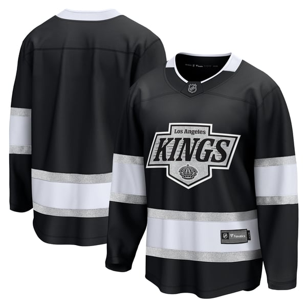 Men's Los Angeles Kings Fanatics Black Home Breakaway Jersey - Image 2