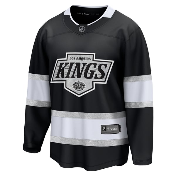 Men's Los Angeles Kings Fanatics Black Home Breakaway Jersey - Image 3