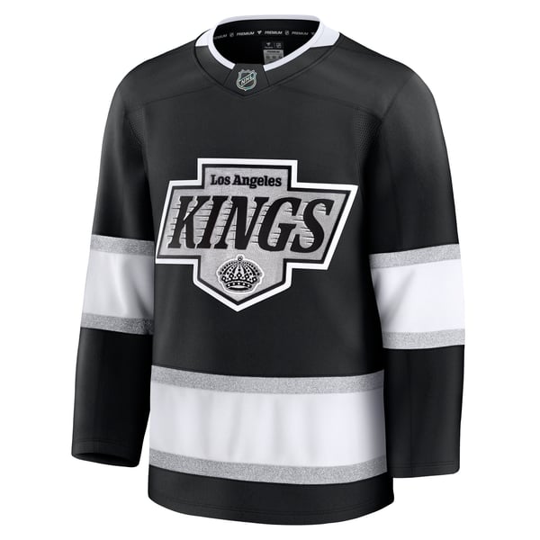 Men's Los Angeles Kings Fanatics Black Home Premium Jersey - Image 3