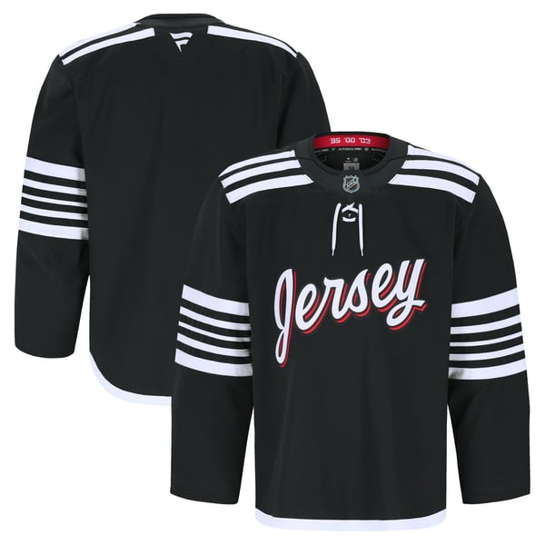 Men's New Jersey Devils Fanatics Black Alternate Authentic Pro Jersey - Image 1