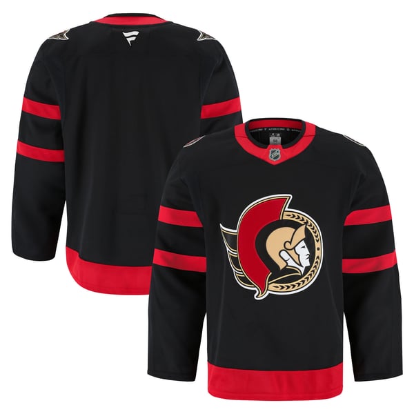 Men's Ottawa Senators Fanatics Black Home Authentic Pro Jersey - Image 1