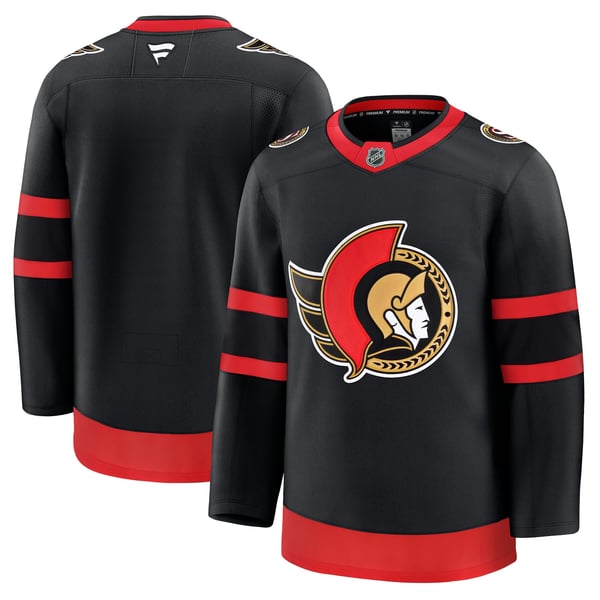 Men's Ottawa Senators Fanatics Black Home Premium Jersey - Image 1
