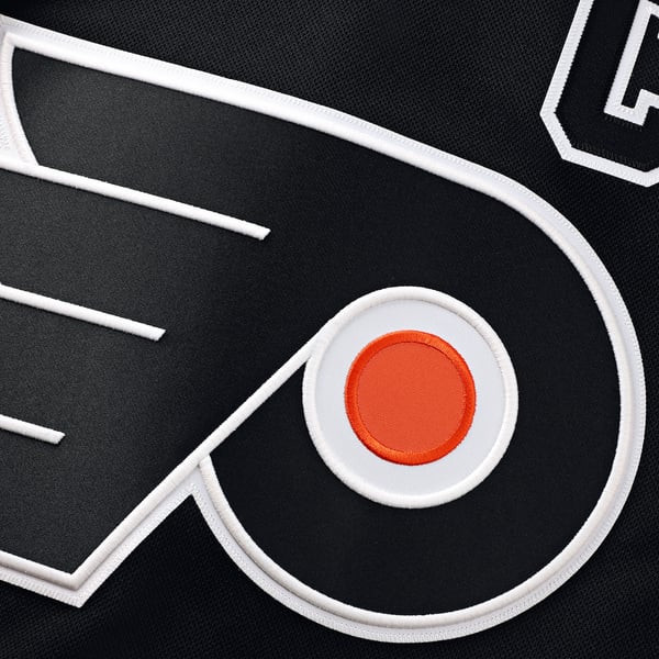 Men's Philadelphia Flyers Fanatics Black Alternate Premium Custom Jersey - Image 5