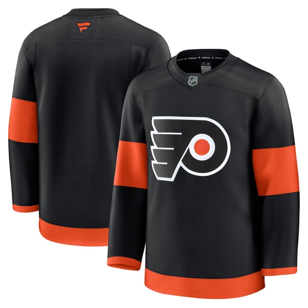 Men's Philadelphia Flyers Fanatics Black Alternate Premium Jersey - Image 1