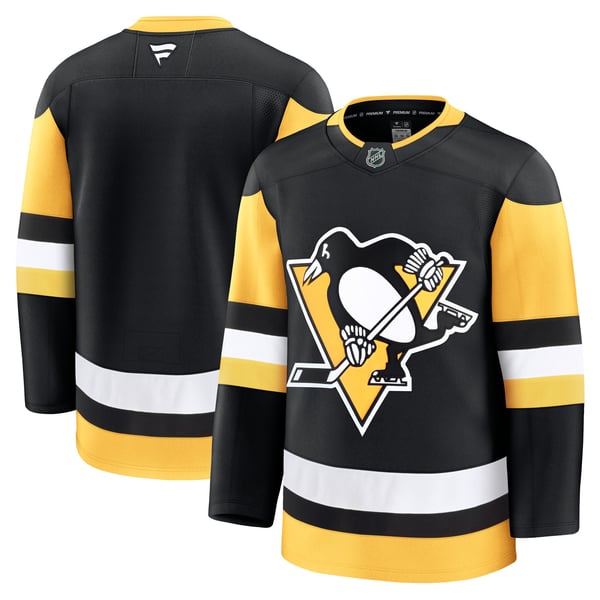 Men's Pittsburgh Penguins Fanatics Black Home Premium Jersey - Image 1