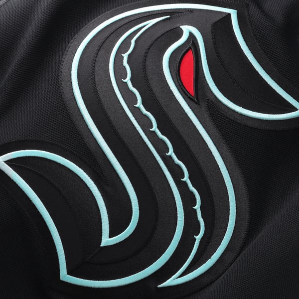 Men's Seattle Kraken  Fanatics Black Alternate Premium Jersey - Image 5