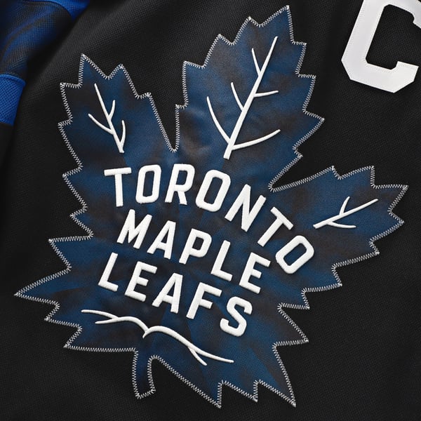 Men's Toronto Maple Leafs Fanatics Black Alternate Premium Jersey - Image 5