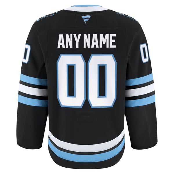 Men's Utah Mammoth Fanatics Black Home Authentic Pro Custom Jersey - Image 4