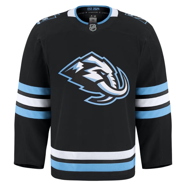 Men's Utah Mammoth Fanatics Black Home Authentic Pro Jersey - Image 3