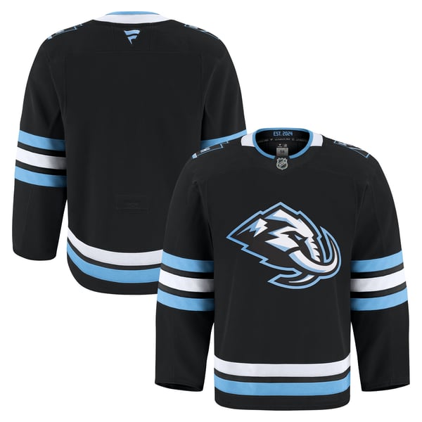 Men's Utah Mammoth Fanatics Black Home Authentic Pro Jersey - Image 1