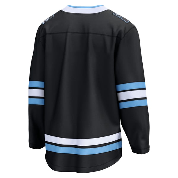 Men's Utah Mammoth Fanatics Black Home Breakaway Jersey - Image 4