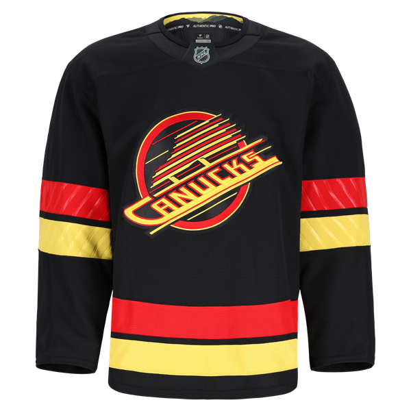 Men's Vancouver Canucks Fanatics Black Alternate Authentic Pro Jersey - Image 3