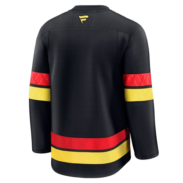 Men's Vancouver Canucks Fanatics Black Alternate Premium Jersey - Image 4