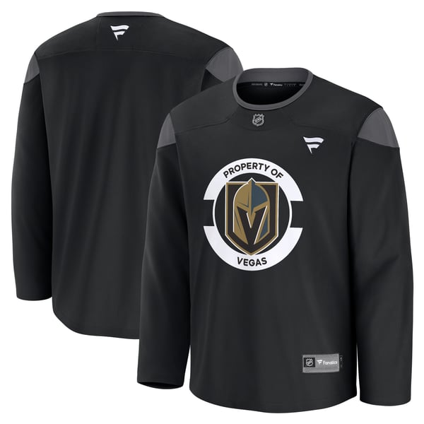 Men's Vegas Golden Knights Fanatics Black Practice Jersey - Image 1
