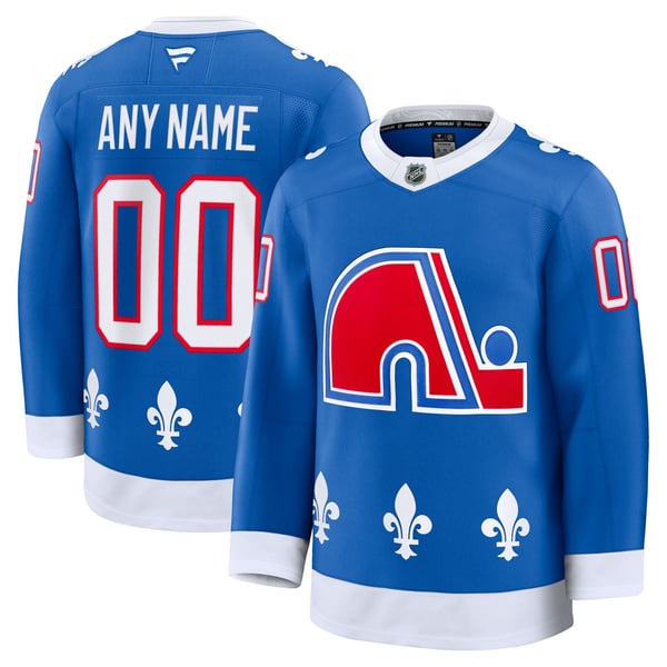 Men's Colorado Avalanche Fanatics Blue Alternate Heritage Premium Custom Jersey - Image 1