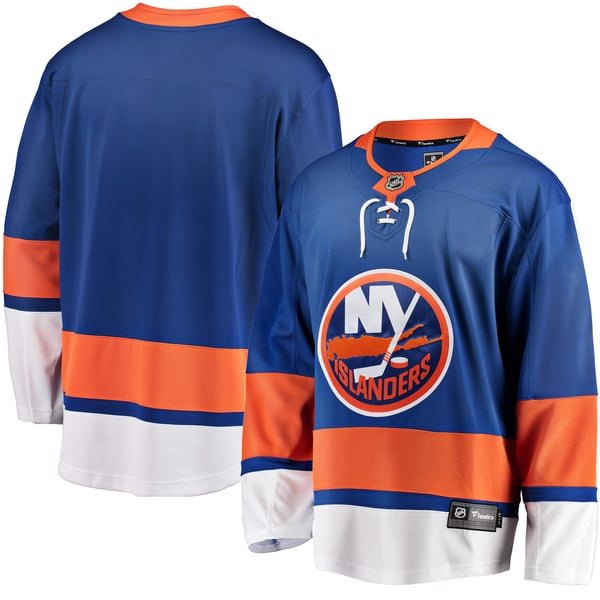 Men's New York Islanders Fanatics Blue Breakaway Home Jersey - Image 1
