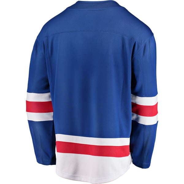 Men's New York Rangers Fanatics Blue Breakaway Home Jersey - Image 4