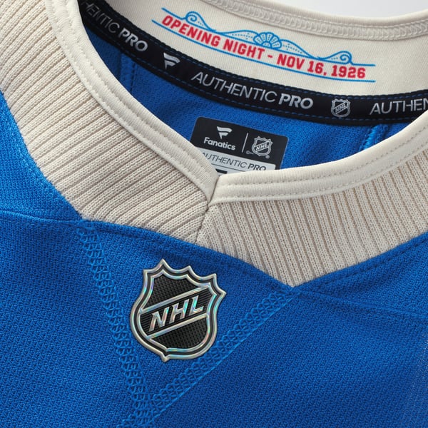 Men's New York Rangers  Fanatics Blue Centennial Authentic Pro Jersey - Image 5