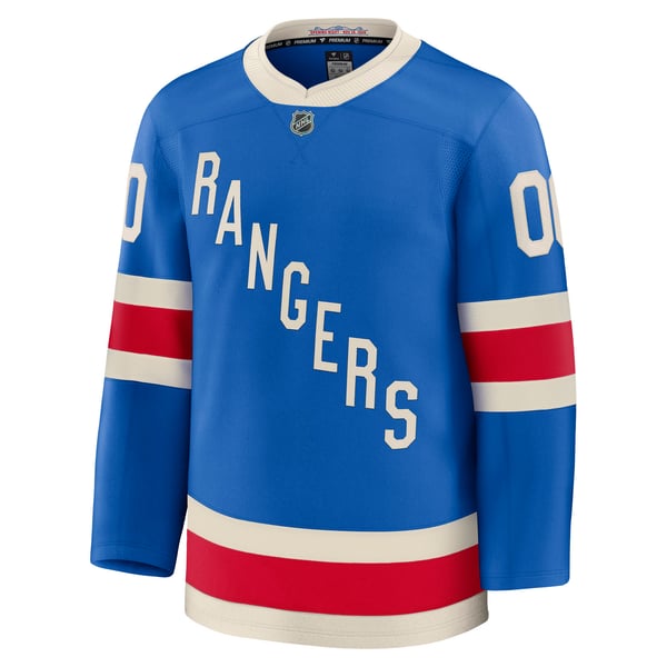 Men's New York Rangers  Fanatics Blue Centennial Premium Custom Jersey - Image 3