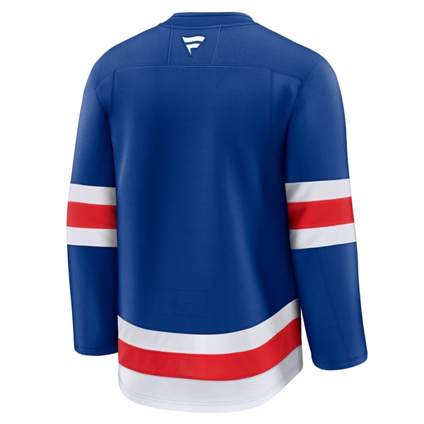 Men's New York Rangers Fanatics Blue Home Premium Jersey - Image 4