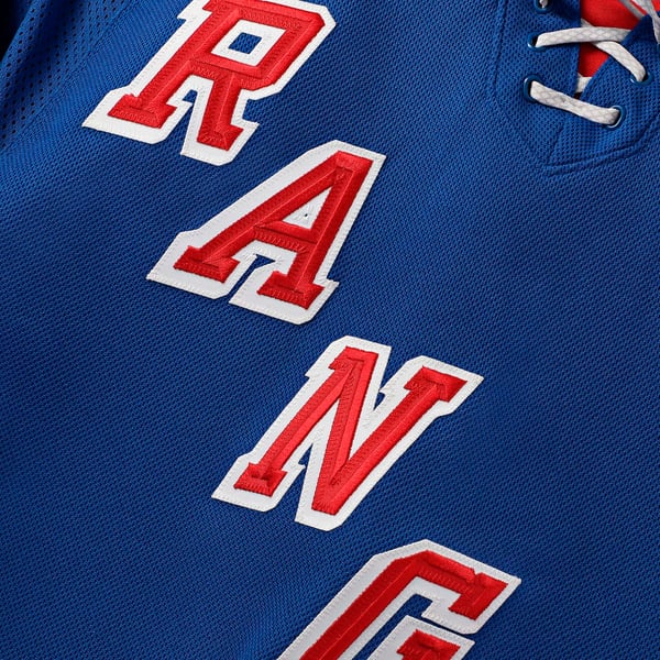 Men's New York Rangers Fanatics Blue Home Premium Jersey - Image 5