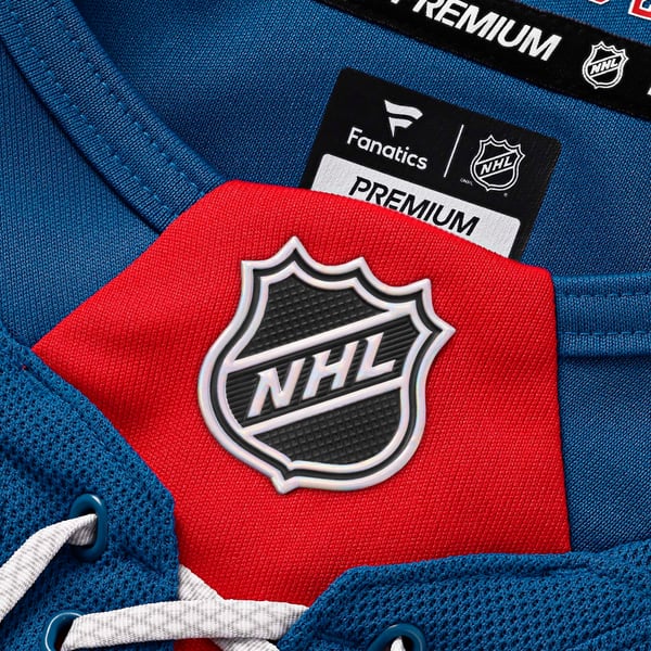 Men's New York Rangers Fanatics Blue Home Premium Jersey - Image 6