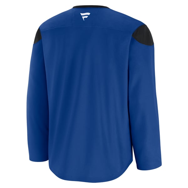 Men's New York Rangers Fanatics Blue Practice Jersey - Image 4