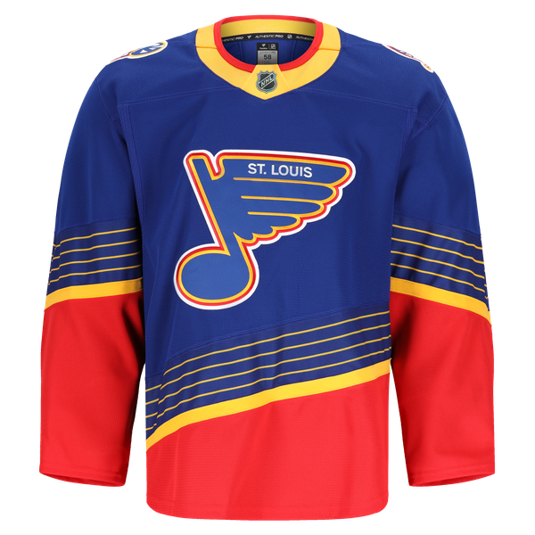 Men's St. Louis Blues Fanatics Blue Alternate 2 Authentic Pro Jersey - Image 3