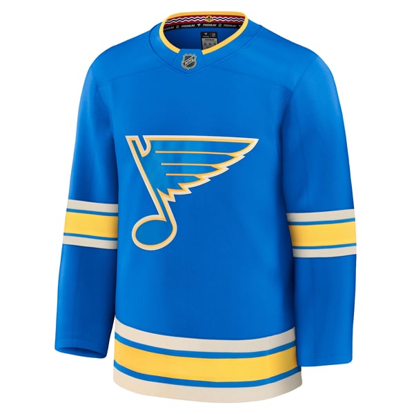 Men's St. Louis Blues Fanatics Blue Alternate Premium Jersey - Image 3