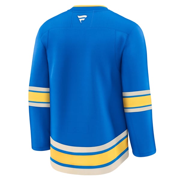 Men's St. Louis Blues Fanatics Blue Alternate Premium Jersey - Image 4