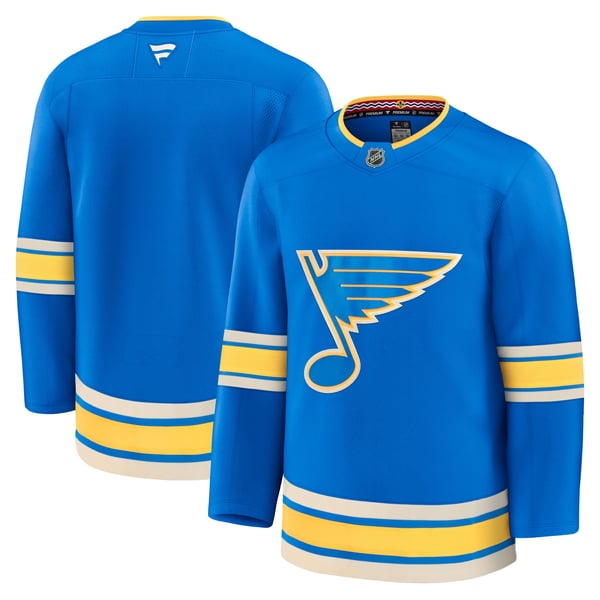 Men's St. Louis Blues Fanatics Blue Alternate Premium Jersey - Image 1